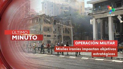 Irán lanza nueva ola de misiles contra objetivos sionistas en Tel Aviv