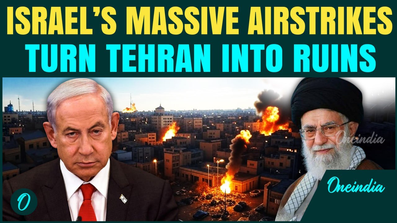 Tehran in Flames: 60 Israeli Jets Unleashes Hell in Tehran | Iran Downs $10 Million Israeli Drone