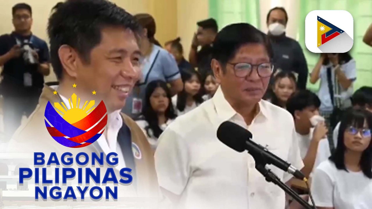 PBBM, pinangunahan ang school connectivity drive sa flora ylagan high schoo sa QC