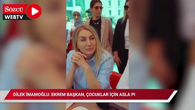Dilek İmamoğlu: Ekrem Başkan, çocuklar için asla pes etmeyecek