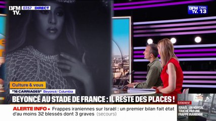 Beyoncé entame ce jeudi une série de trois concerts au Stade de France et il reste des places