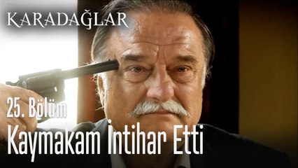 Kaymakam intihar etti - Karadağlar