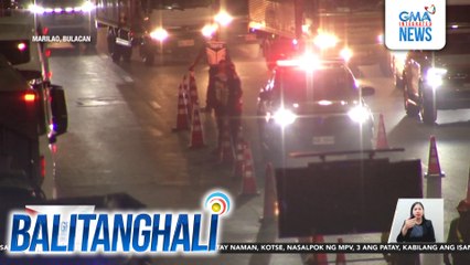 Traffic sa Northbound lane ng NLEX, bumigat matapos isara ang middle lane sa ilalim ng Marilao Interchange Bridge dahil sa aksidente kahapon | Balitanghali