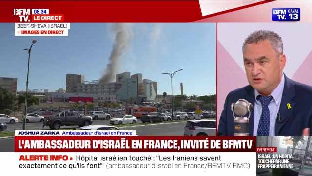 Hôpital israélien touché par des frappes iraniennes: Ils savent exactement ce qu'ils font , affirme l'ambassadeur d'Israël en France