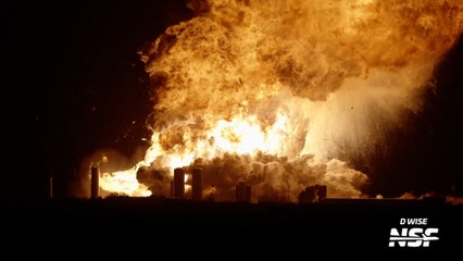 Nueva e impresionante explosión de un cohete Starship de SpaceX durante una prueba rutinaria