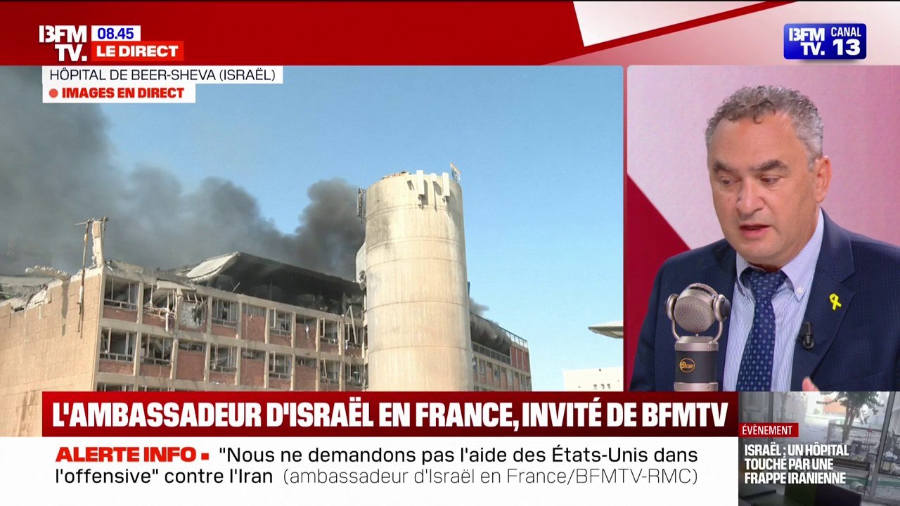 "Je ne comprends pas ce qu'il veut dire": l'ambassadeur d'Israël en France réagit à la demande d'Emmanuel Macron de mettre "urgemment fin" aux frappes "sans lien avec le programme nucléaire iranien"