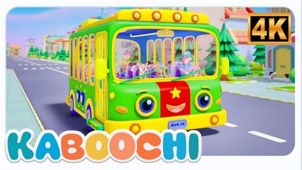 Wheels On The Bus | 4K Sing Along | Kids Baby Club Nursery Rhymes & Songs