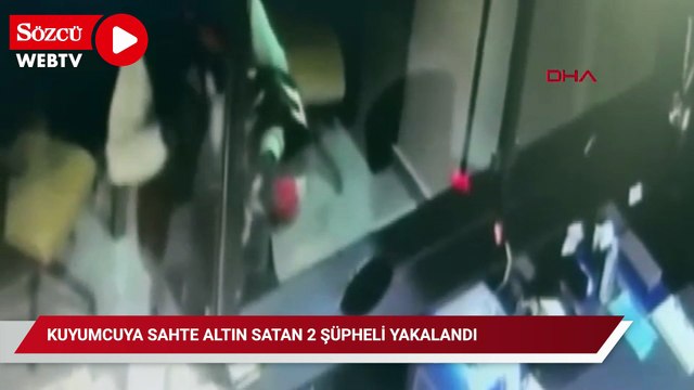 Kuyumcuya sahte altın satan 2 şüpheli yakalandı