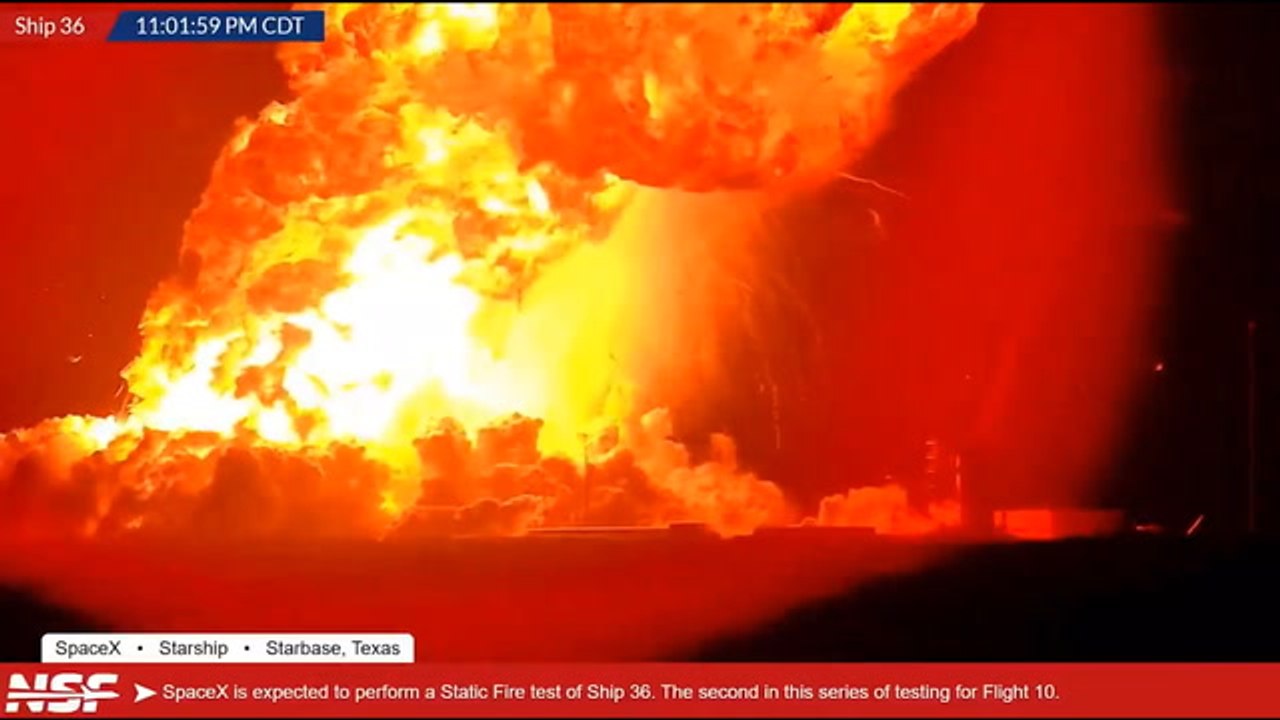 Moment: SpaceX Rocket Explodes Into Massive Fireball