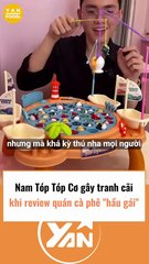 Nam tiktoker gây tranh cãi khi review quán cà phê hầu gái