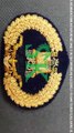 Pakistan gold wire badges, Gold Bullion Wire Embroidered Badges