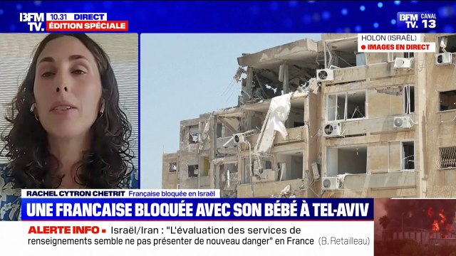 Les nuits sont très angoissantes : Rachel Cytron Chetrit, Française bloquée à Tel-Aviv, avec son bébé, témoigne