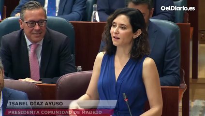 Ayuso pasa al ataque contra el PSOE por el informe de la UCO y defiende a Quirón: "Es de las empresas más valoradas por los ciudadanos"