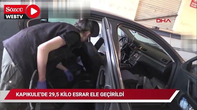 Kapıkule’de 29,5 kilo esrar ele geçirildi