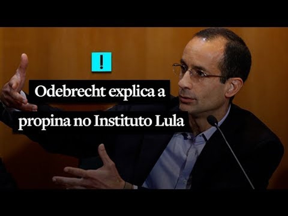 Odebrecht explica a propina no Instituto Lula