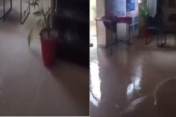 अस्पताल में भरा पानी