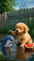 Dog Aur Fish Ki Friendship Story 🐕🐬