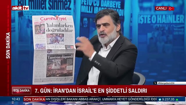 Siz İsrail’in, ABD’nin sözcüsü müsünüz? Haniye’nin torunlarını bir kez yayınlayabildiniz mi!