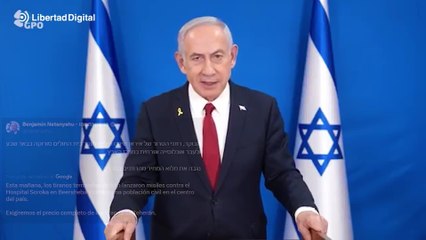 Netanyahu avisa a Irán que pagará "un alto precio" por el ataque contra Israel