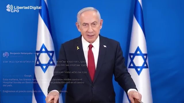 Netanyahu avisa a Irán que pagará un alto precio por el ataque contra Israel