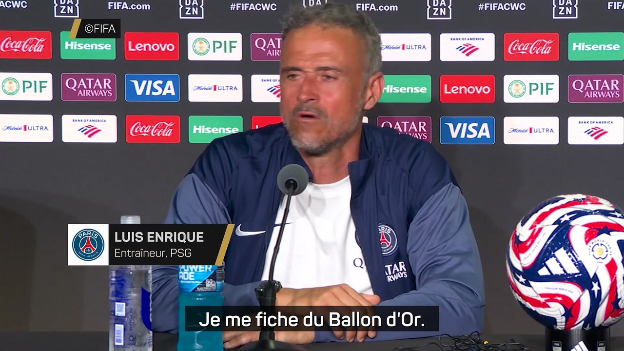 Luis Enrique : "Je me fiche du Ballon d'Or et des récompenses individuelles"