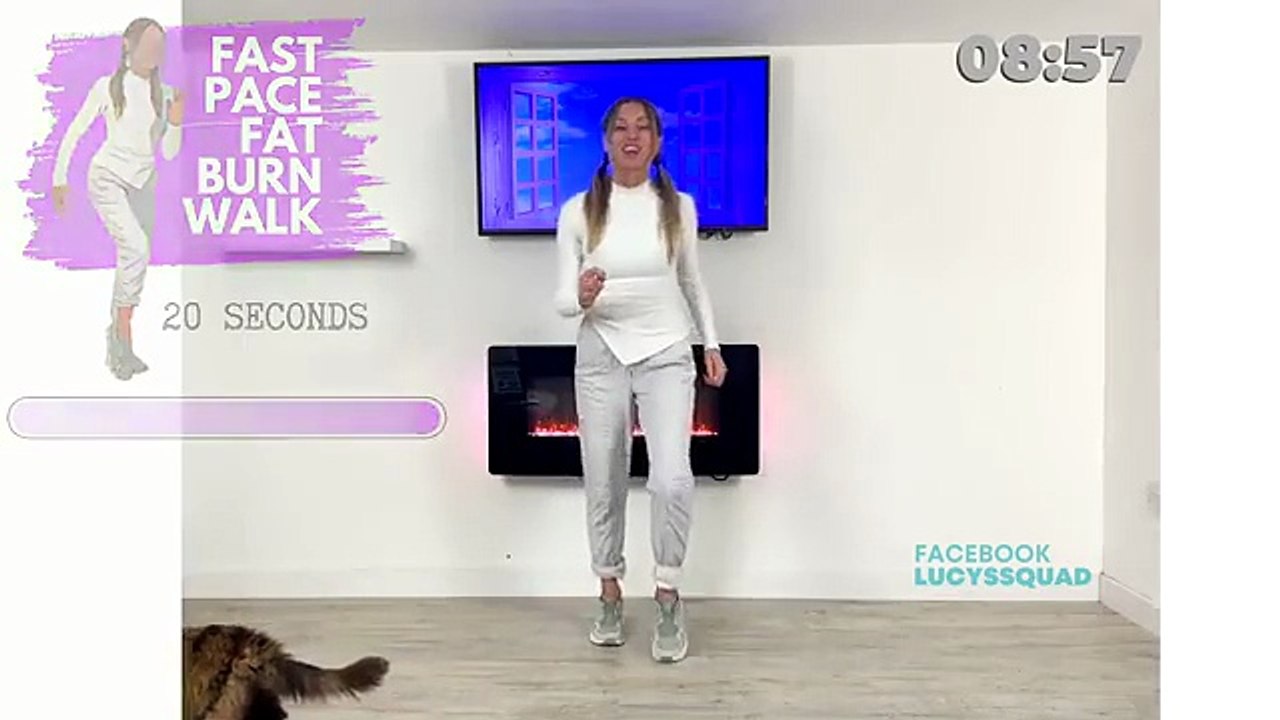 15 Minute Walk at Home - Walking Exercise for Weight Loss