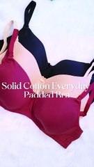 All-Day Comfort with Cotton Padded Bras