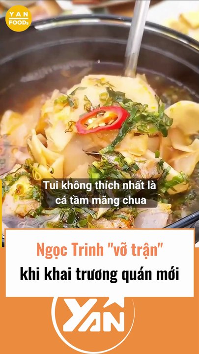 Ngọc Trinh vỡ trận khi khai trương quán mới