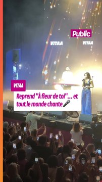 Vitaa reprend À fleur de toi ... et tout le monde chante