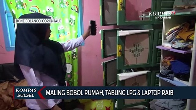 Maling Bobol Rumah, Tabung LPG & Leptop Raib
