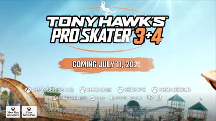 Tony Hawk's Pro Skater 3+4 Official Launch Trailer Xbox