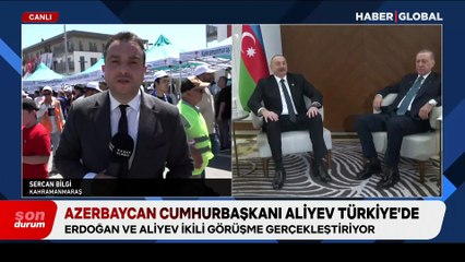 Erdoğan ve Aliyev'den ikili görüşme