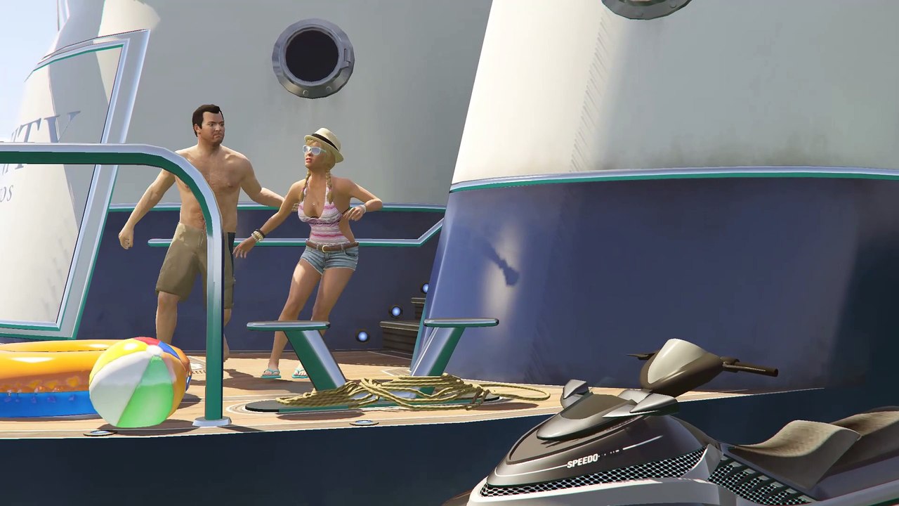 Michael saved his daughter from yacht GTA V