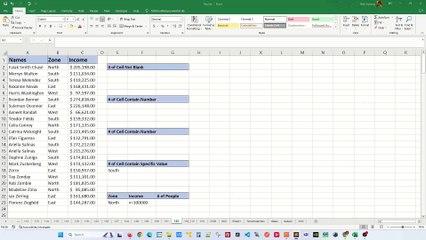 How to Count Cells in Microsoft Excel (COUNT, COUNTA, COUNTIF, COUNTIFS Functions) - Excel Tips and Tricks