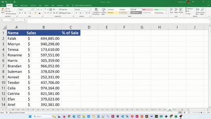 Calculate percentage in Excel using Quick Analysis - Excel Tips and Tricks