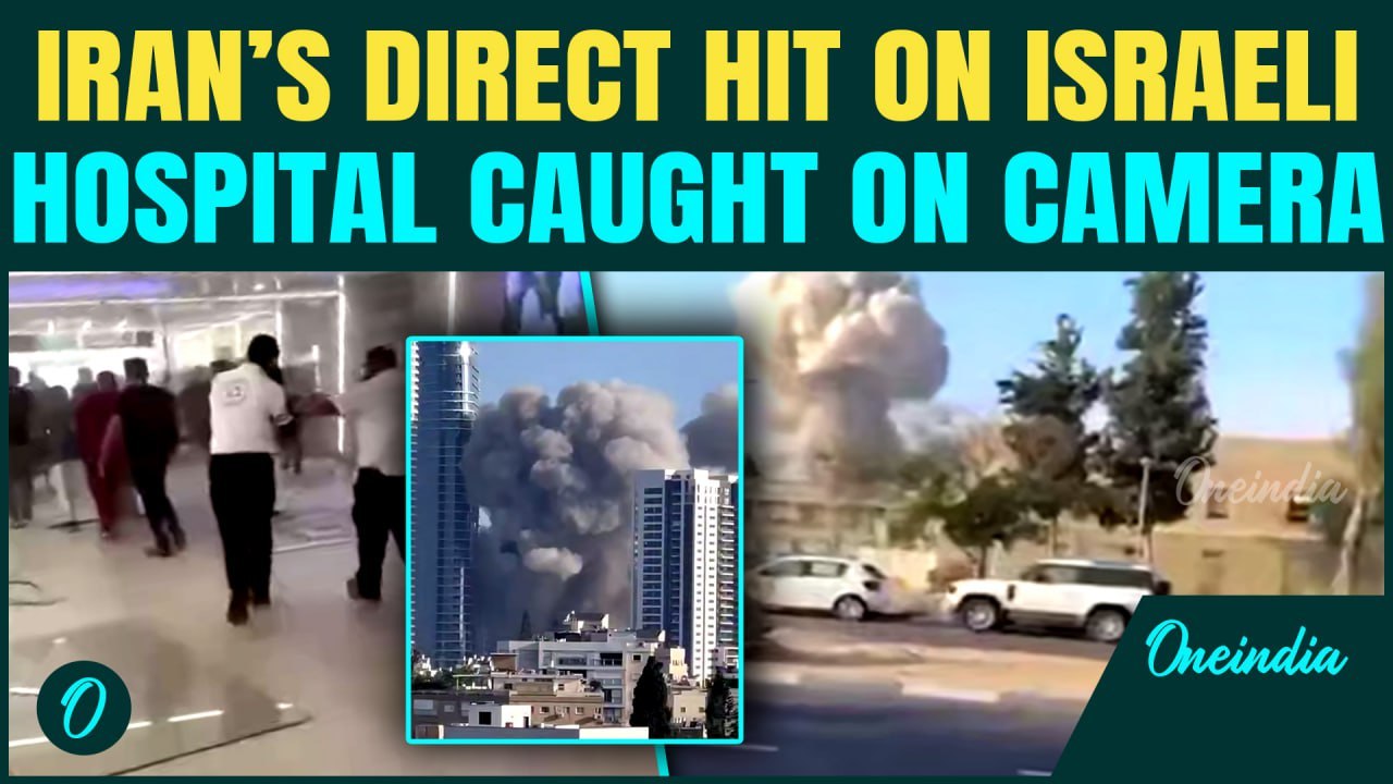 SHOCKING VIDEO: Exact Moment Iranian Missile SLAMS Into Israeli Hospital | 135+ Israelis Injured