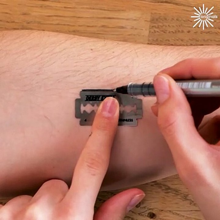 Look at these satisfying pen tattoos!