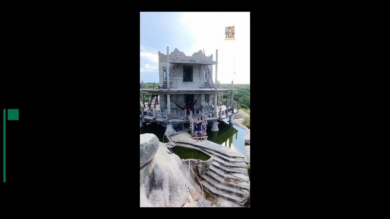 A casa que de refúgio virou ponto turístico