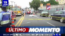 ¡Lamentable! Brutal choque deja un motociclista muerto en calle Los Alcaldes, TGU