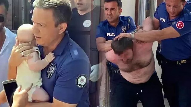 Eşiyle tartıştı, 4 aylık oğlunu pencereden atmaya kalktı