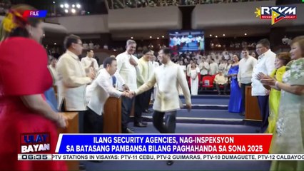 Ilang security agencies, nag-inspeksyon sa Batasang Pambansa bilang paghahanda sa #SONA2025