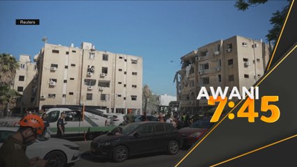 Sekurang-kurangnya 25 cedera diserang peluru berpandu Iran di Ramat Gan, Israel