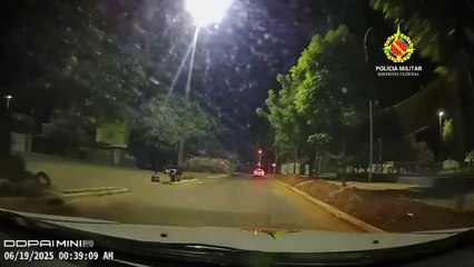 Homem é preso por furtar cones e dirigir embriagado