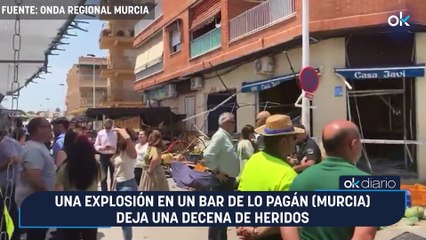 Una explosión en un bar de Lo Pagán (Murcia) deja una decena de heridos