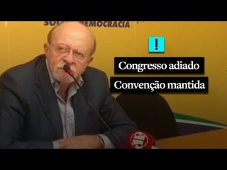 PSDB adia Congresso mas mantém data de Convenção