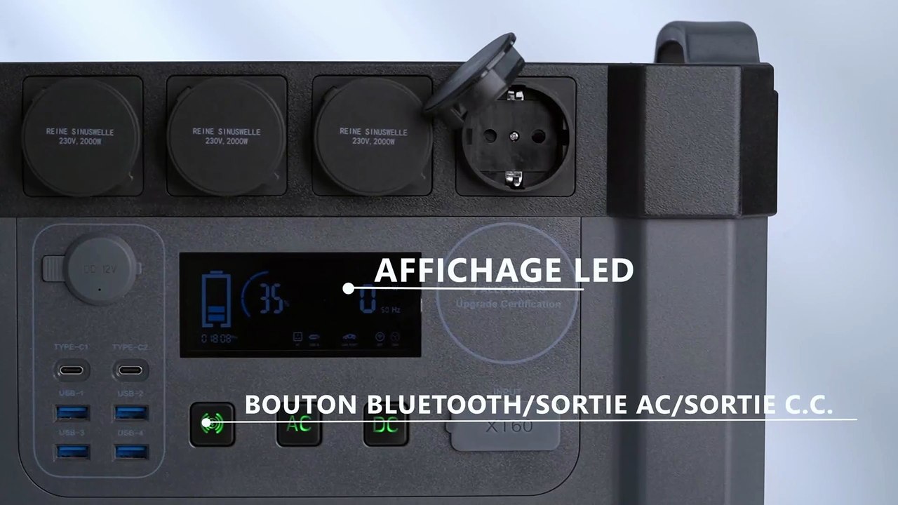 Démarreur De Batterie Portable Multifonction - Booster Voiture 12V, Gonfleur Pneus, éclairage, Charge USB
