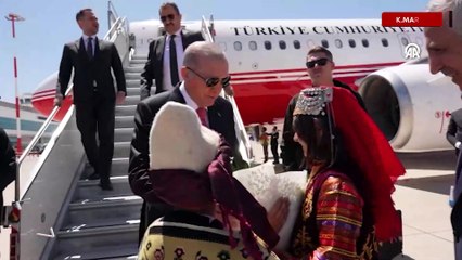 Cumhurbaşkanı Erdoğan, Aliyev ile Kahramanmaraş’ta buluştu