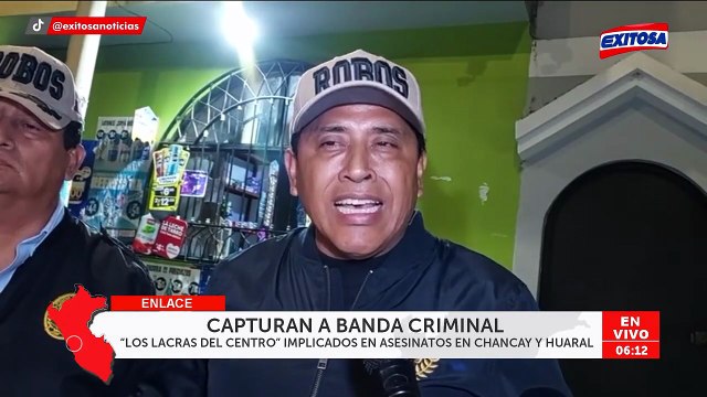 Caen 'Los Lacras del Centro', banda criminal dedicada al sicariato y extorsión en Huaral y Chancay