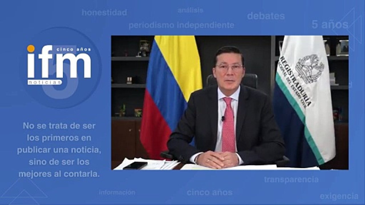 Registrador Hernán Penagos, destacó la decisión del Consejo de Estado de suspender el decreto que convoca a la consulta popular