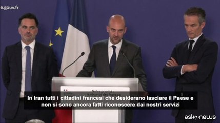 Francia invita cittadini a rientrare da Iran via Armenia o Turchia